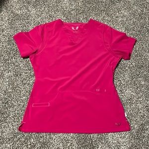 Smitten Pink scrub top!